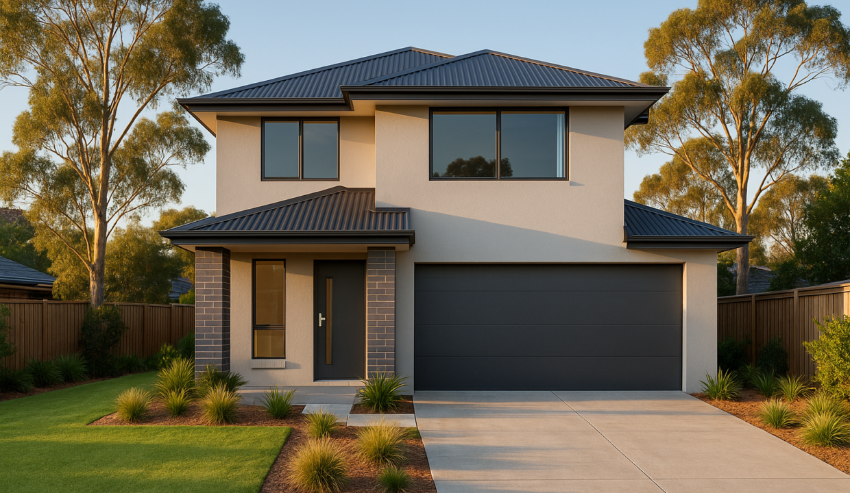 First home buyer couple exploring Riverstone and Vineyard suburbs in Northwest Sydney 2026